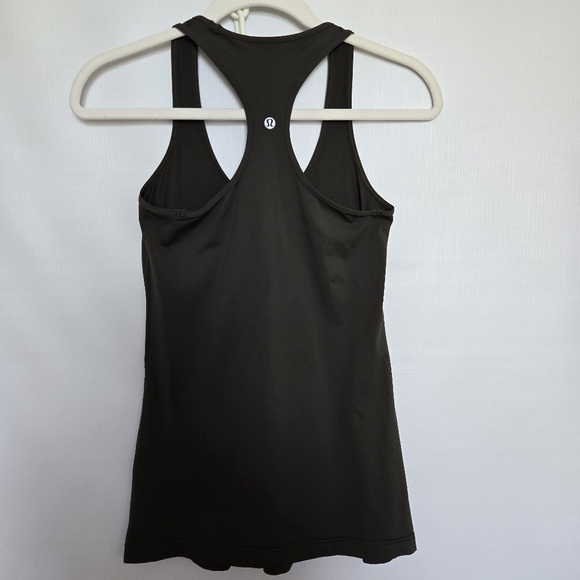 LULULEMON WOMEN'S 'COOL RACERBACK' TANK TOP OLIVE FATIGUE-GREEN (SIZE 8) - Picture 2 of 9